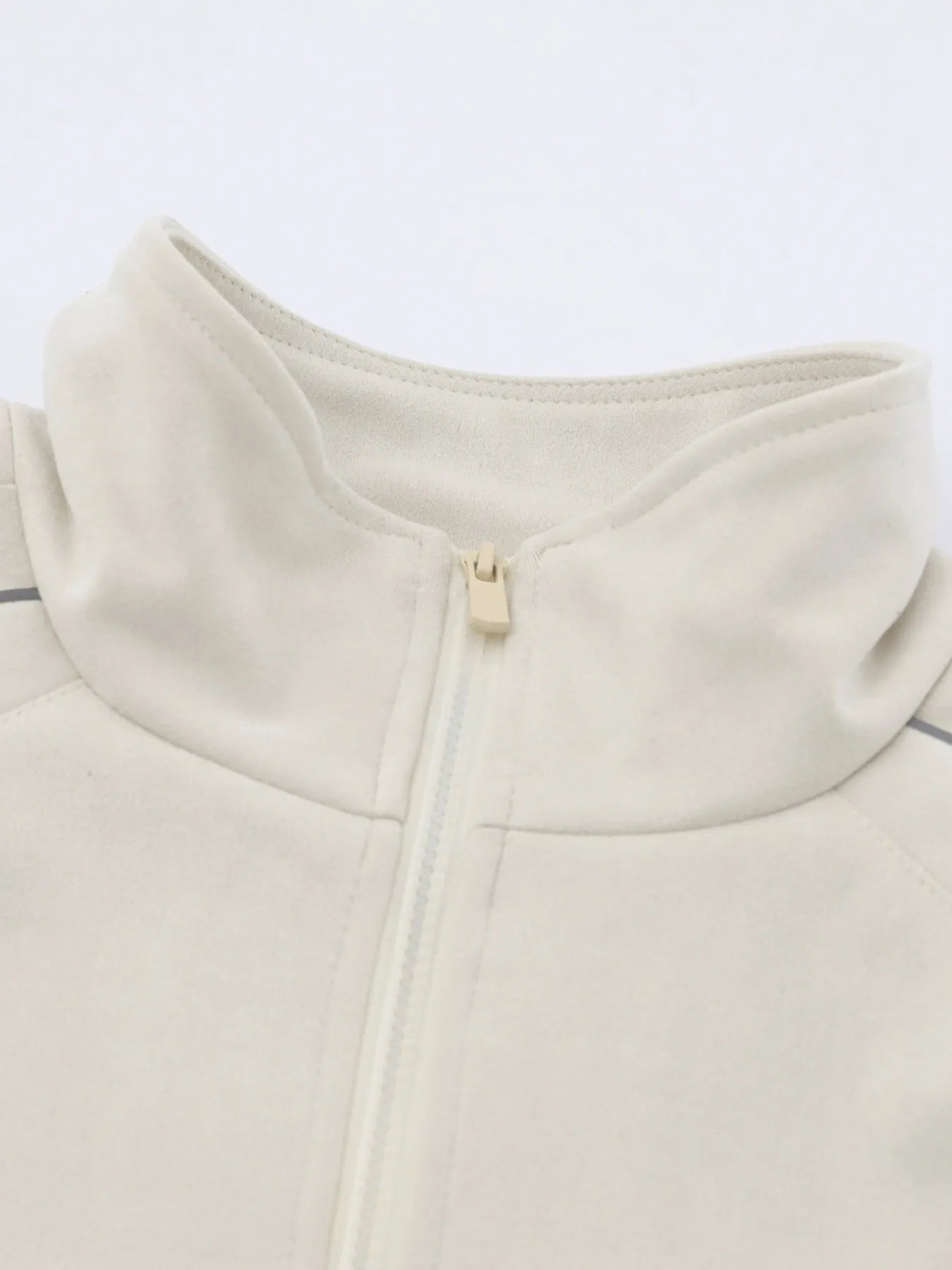 Men's Letter Graphic Track Jacket with Contrast Trim Trendsi