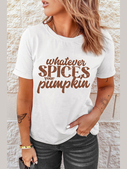 WHATEVER SPICES YOUR PUMPKIN Graphic Tee nicholesgifts
