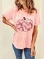 Pumpkin Graphic Round Neck Long Sleeve T-Shirt nicholesgifts