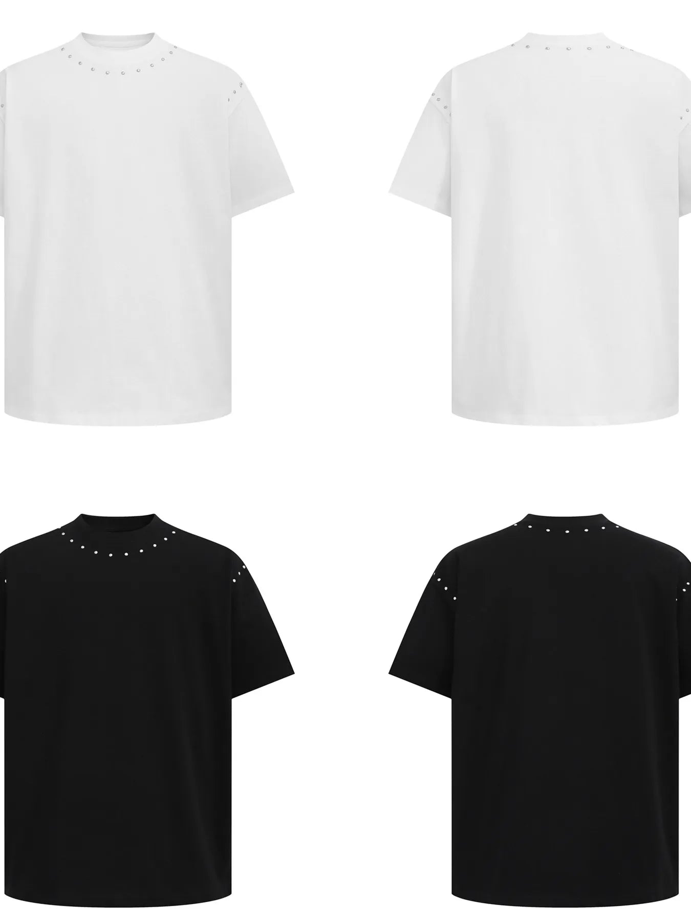 Men's Round Neck Short Sleeve T-Shirt Trendsi