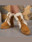 Round Toe Platform Boots Trendsi