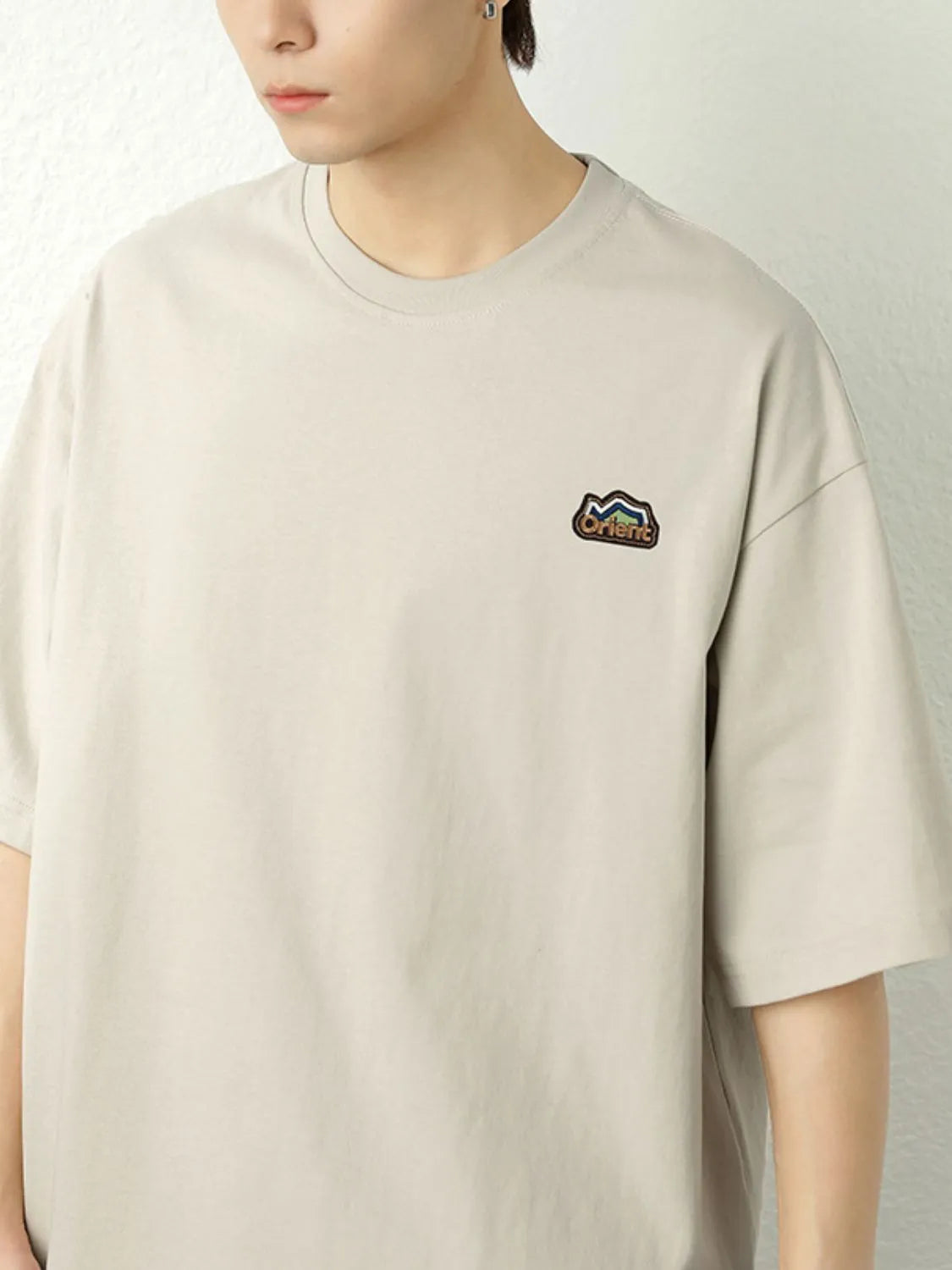 Men's Plus Size Round Neck Half Sleeve T-Shirt Trendsi