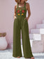 Floral Embroidered Wide Leg Jumpsuit nicholesgifts