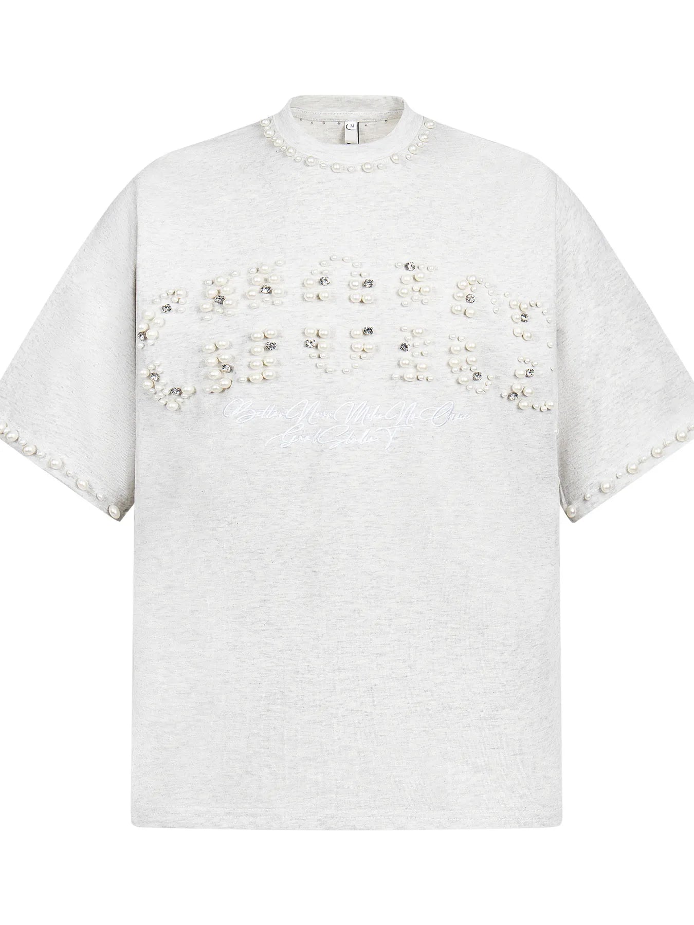 Men's Pearl Detail Round Neck T-Shirt NicholesGifts