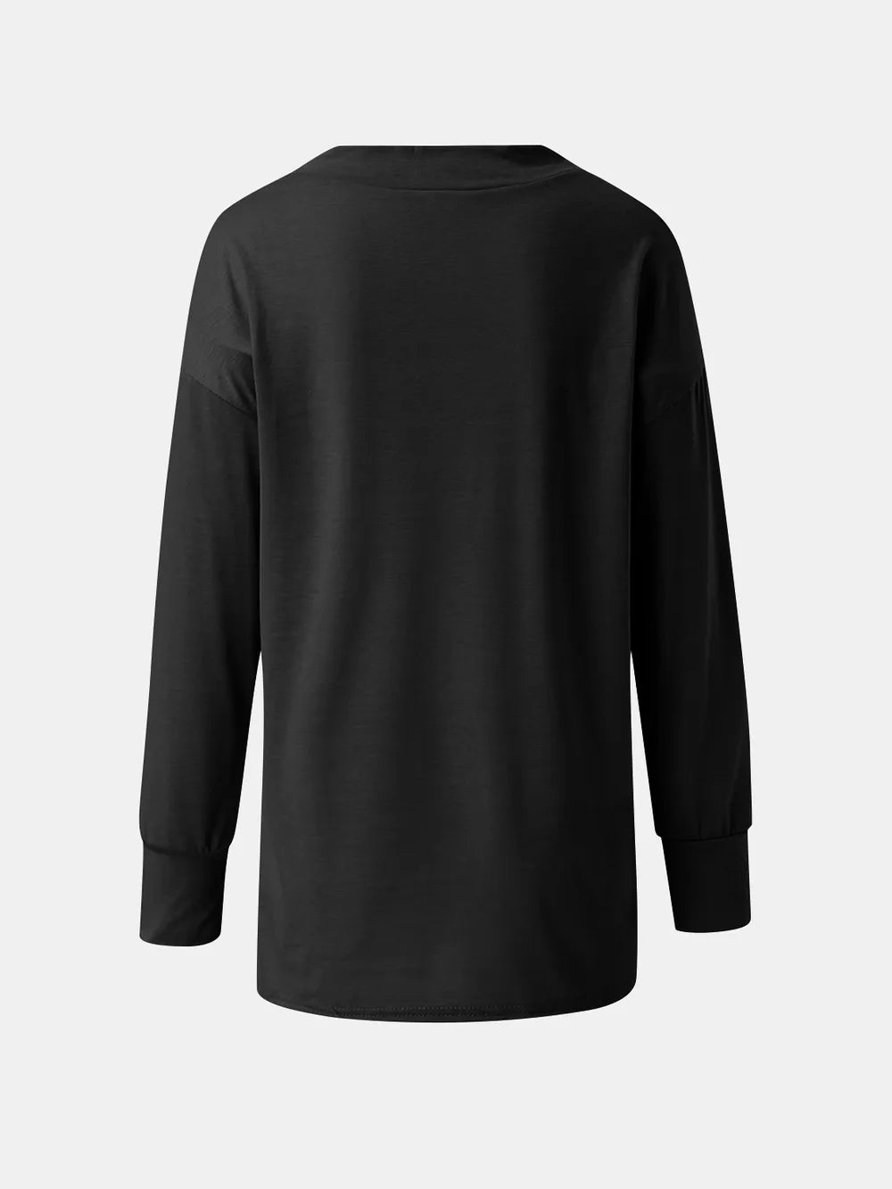 Full Size V-Neck Long Sleeve T-Shirt NicholesGifts