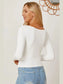 Ruched Long Sleeve T-Shirt nicholesgifts