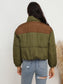 Two-Tone Zip-Up Puffer Jacket nicholesgifts