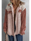 Women Snap Front Hooded Corduroy Shacket nicholesgifts