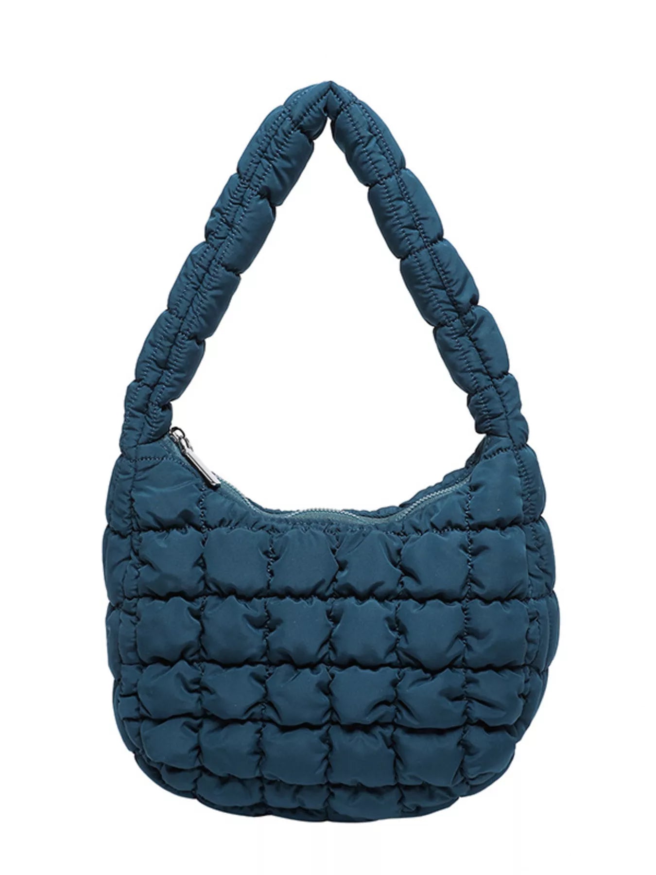 Quilted Ruched Shoulder Bag nicholesgifts
