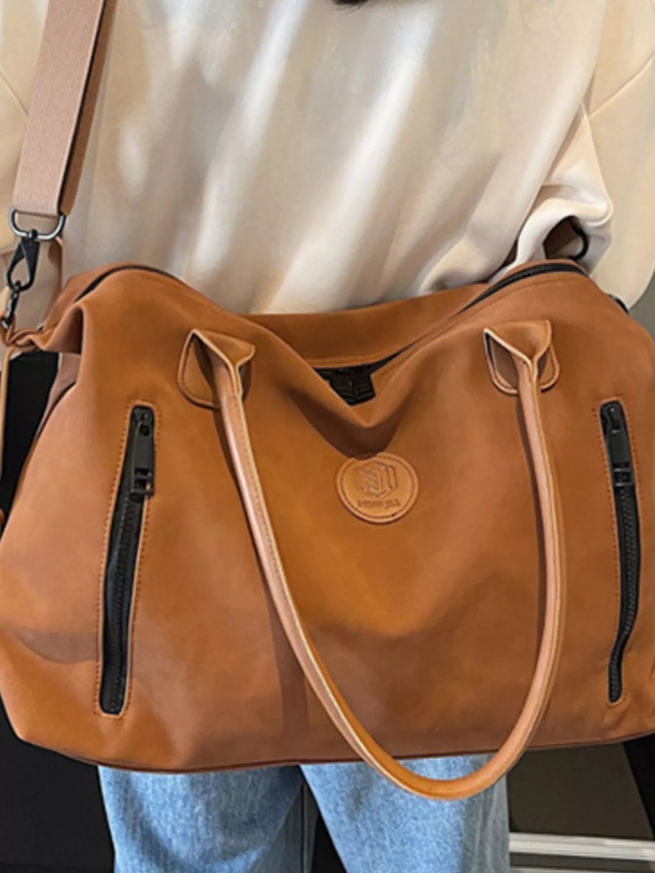 Adjustable Shoulder Strap Travel Duffel Bag nicholesgifts