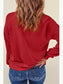 Sequin Santa Patch Round Neck Sweatshirt nicholesgifts