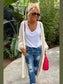 Letter Dropped Shoulder Long Sleeve Cardigan nicholesgifts