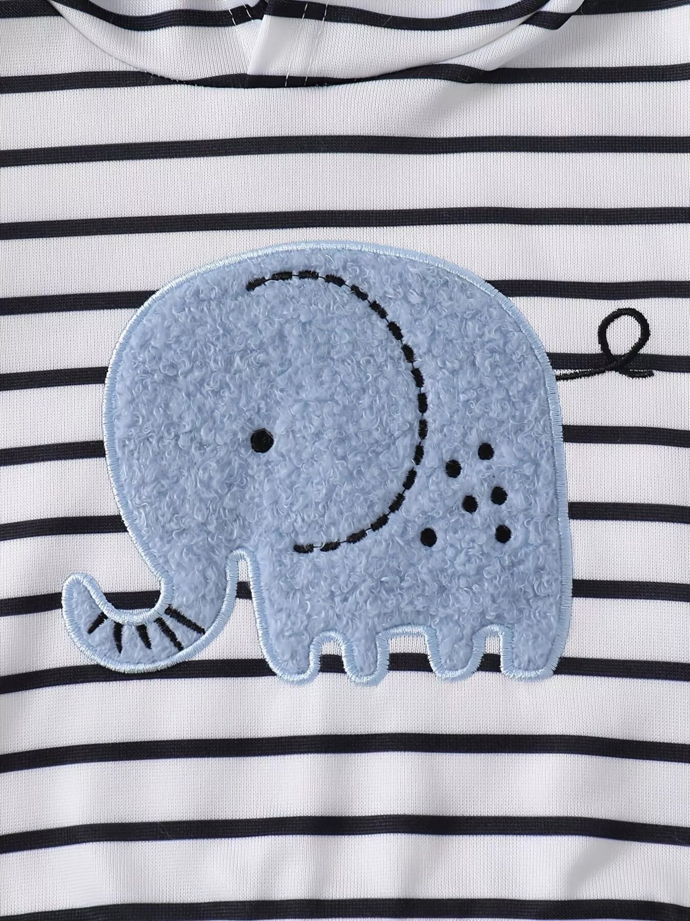 Children's Striped Elephant Hoodie & Pants Set NicholesGifts