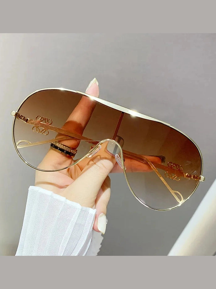 Gradient Aviator Sunglasses