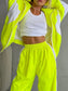 Zip Up Long Sleeve Top and Pants Set nicholesgifts