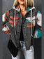Drawstring Hooded Pocketed Denim Jacket nicholesgifts