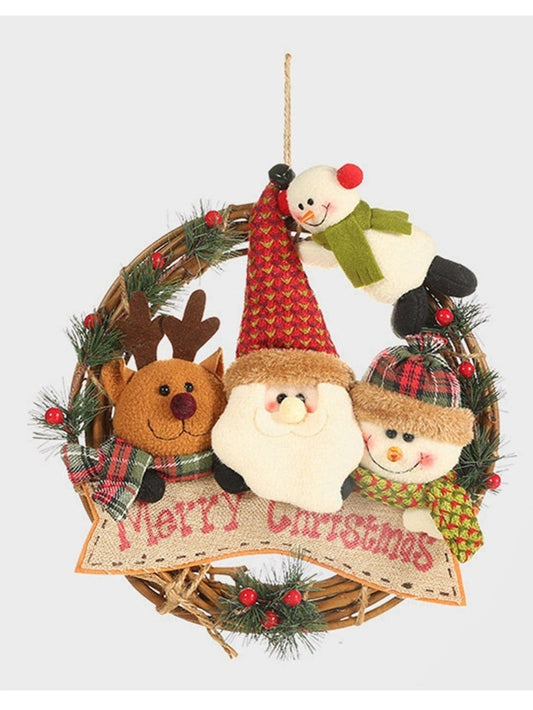 Christmas Doll Wreath Ornament nicholesgifts
