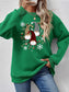 Faceless Gnomes Graphic Drop Shoulder Sweatshirt nicholesgifts