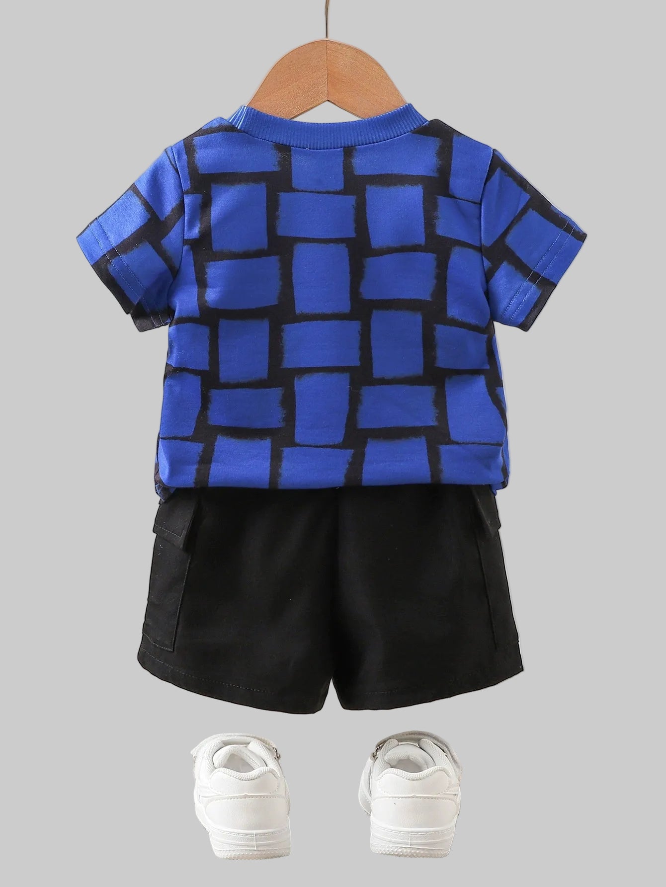 Baby and Toddler Boys Printed Short Sleeve Tee and Shorts Set nicholesgifts