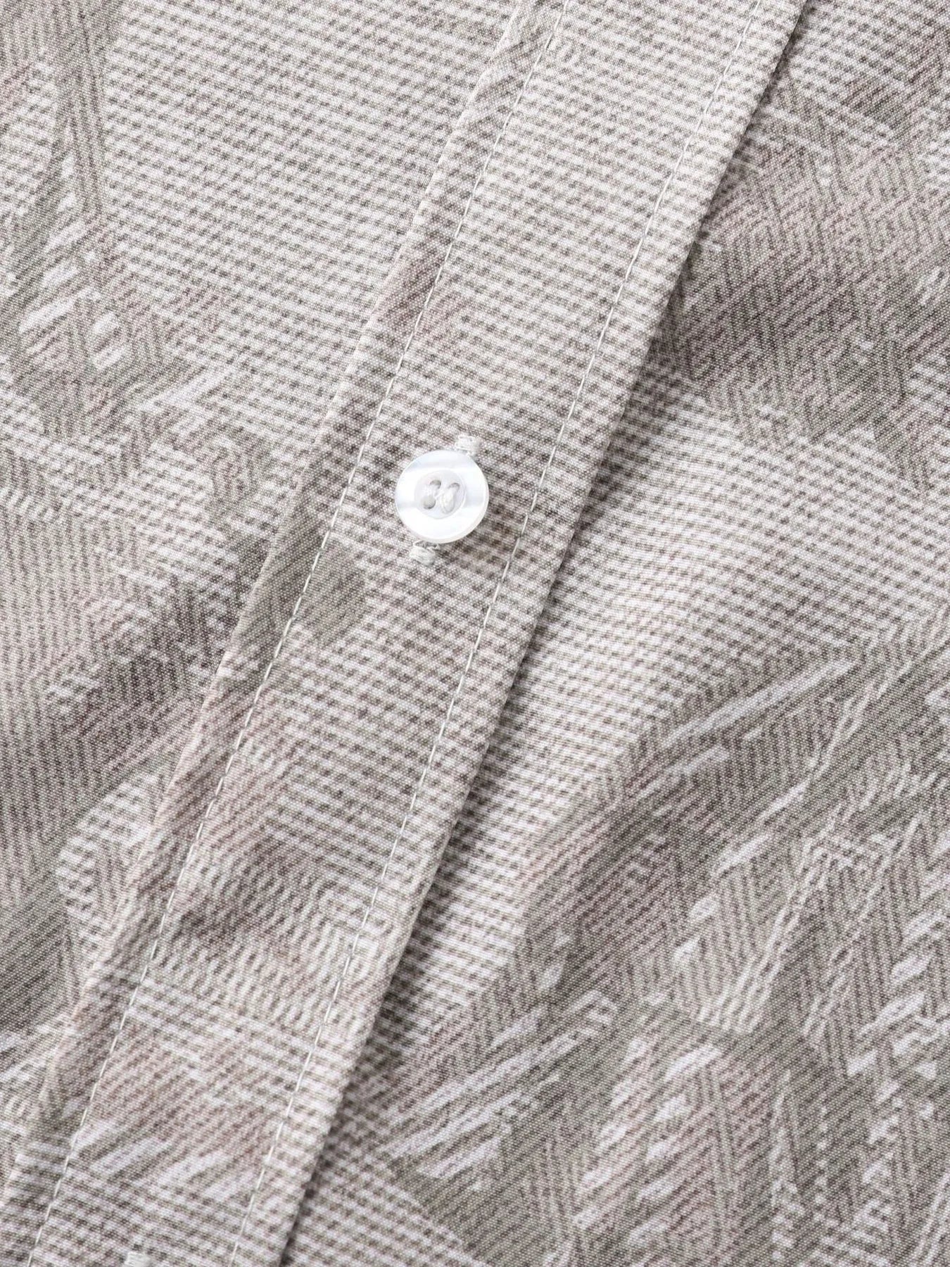 Men's Vintage Print Short Sleeve Casual Shirt NicholesGifts