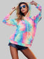 BiBi Tie Dye French Terry Hoodie with Kangaroo Pocket nicholesgifts
