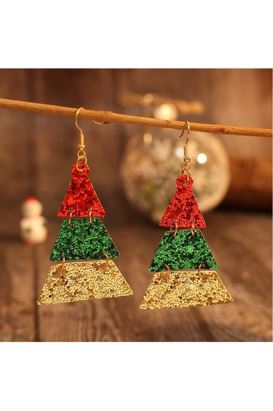 PU Leather Sequin Earrings NicholesGifts