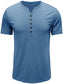 Men's Classic Henley Short Sleeve Polo Shirt nicholesgifts