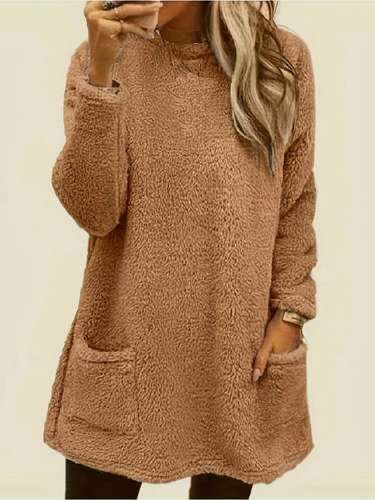 Fleece Long Sleeve Sweatshirt nicholesgifts
