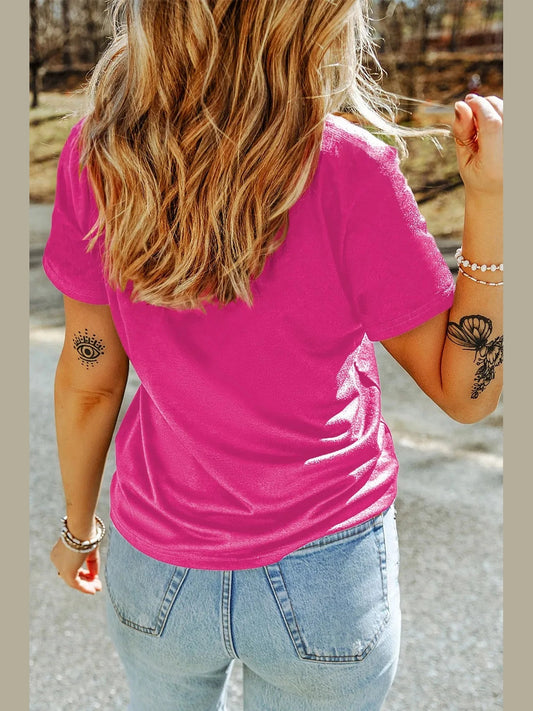 Sequin Easter Egg Short Sleeve T-Shirt nicholesgifts