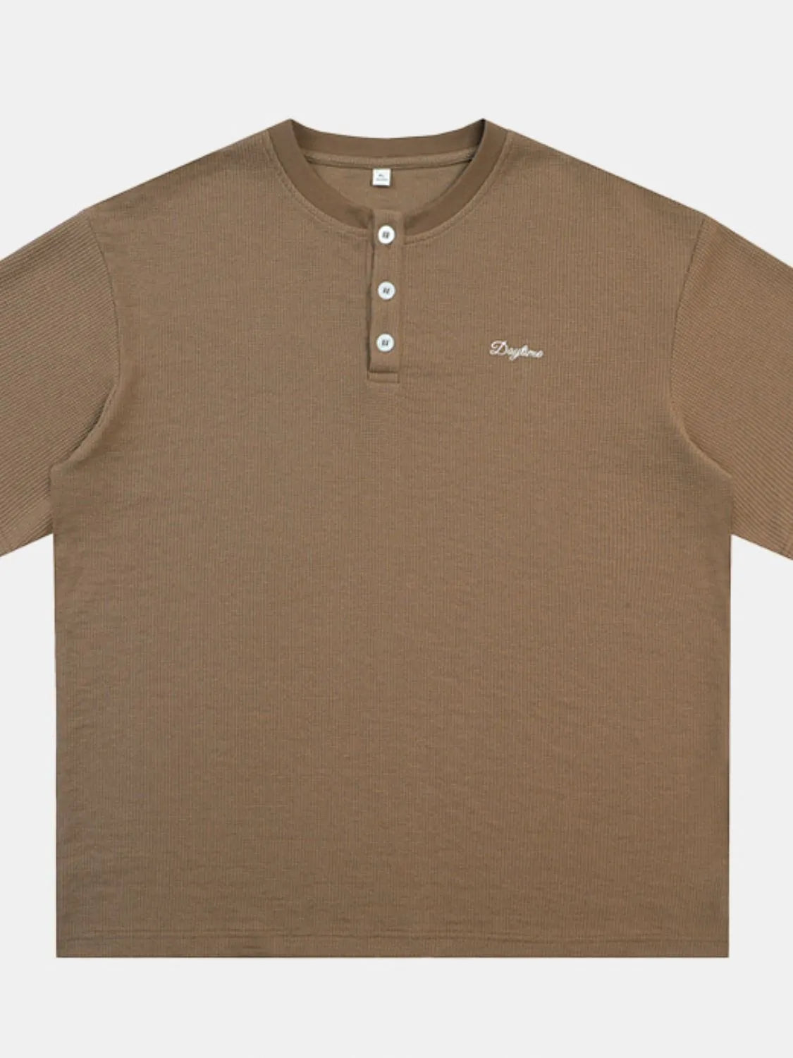 Men's Button Detail Half Sleeve Top NicholesGifts