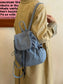 Plaid Drawstring Closure Backpack Bag nicholesgifts