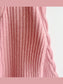 Ribbed Half Zip Long Sleeve Sweater nicholesgifts