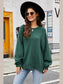 Women Round Neck Long Sleeve Sweater nicholesgifts