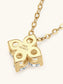 Moissanite Four Leaf Clover Pendant Necklace nicholesgifts