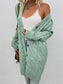 Women Cable-Knit Button Down Cardigan with Pockets nicholesgifts