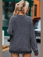 Women Valentine’s Day LOVE Round Neck Long Sleeve Sweatshirt nicholesgifts