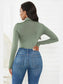 Turtleneck Long Sleeve Bodysuit nicholesgifts