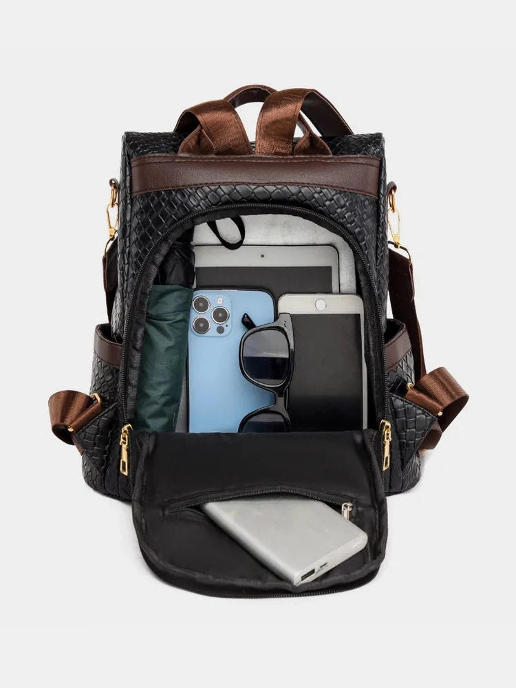 PU Leather Backpack Bag nicholesgifts