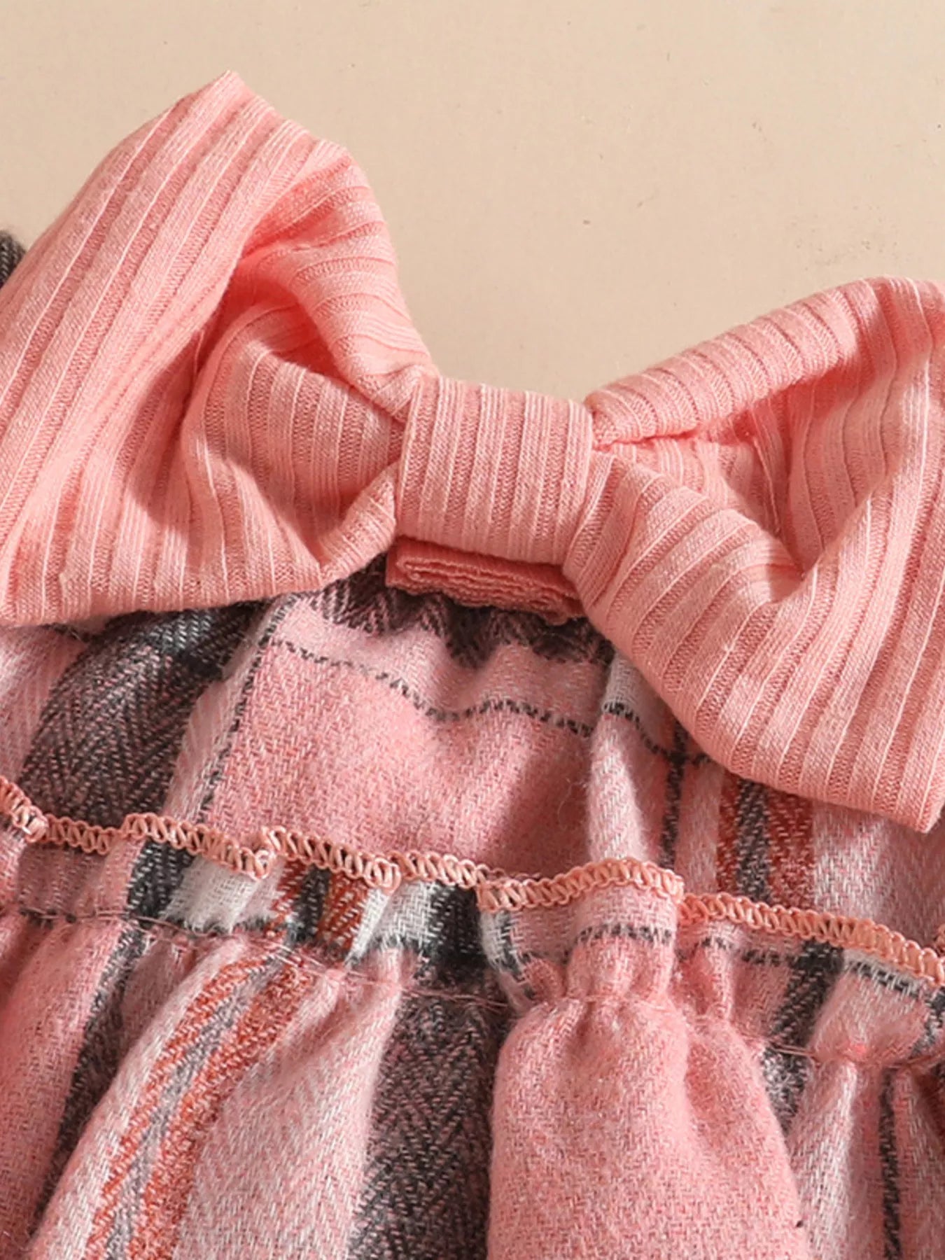 Children's Ruffled Ribbed Bodysuit and Skirt Set with Headband NicholesGifts