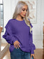 Dropped Shoulder Long Sleeve Sweater nicholesgifts
