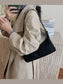 Lightweight Solid Color Shoulder Bag nicholesgifts