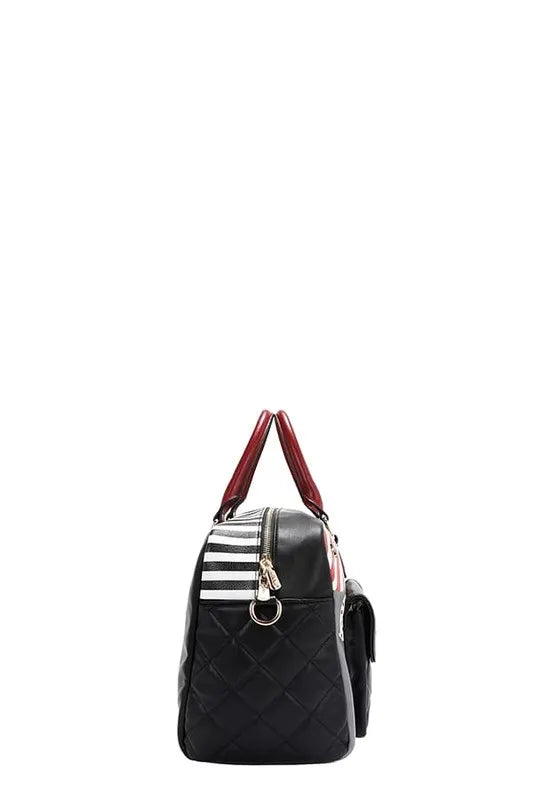 Nicole Lee USA Eco-Leather Boston Bag Trendsi