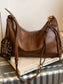 Leather Adjustable Strap Shoulder Bag nicholesgifts