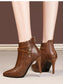Pointed-Toe Stiletto Ankle Boots Trendsi