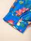 Floral Print Button-Up Short Sleeve Shirt nicholesgifts