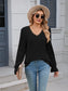 Lace Detail V-Neck Long Sleeve T-Shirt nicholesgifts