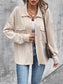 Pocketed Button Up Dropped Shoulder Jacket nicholesgifts