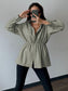 Snap Down Collared Jacket nicholesgifts