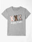 HAPPY EASTER Round Neck Short Sleeve T-Shirt nicholesgifts