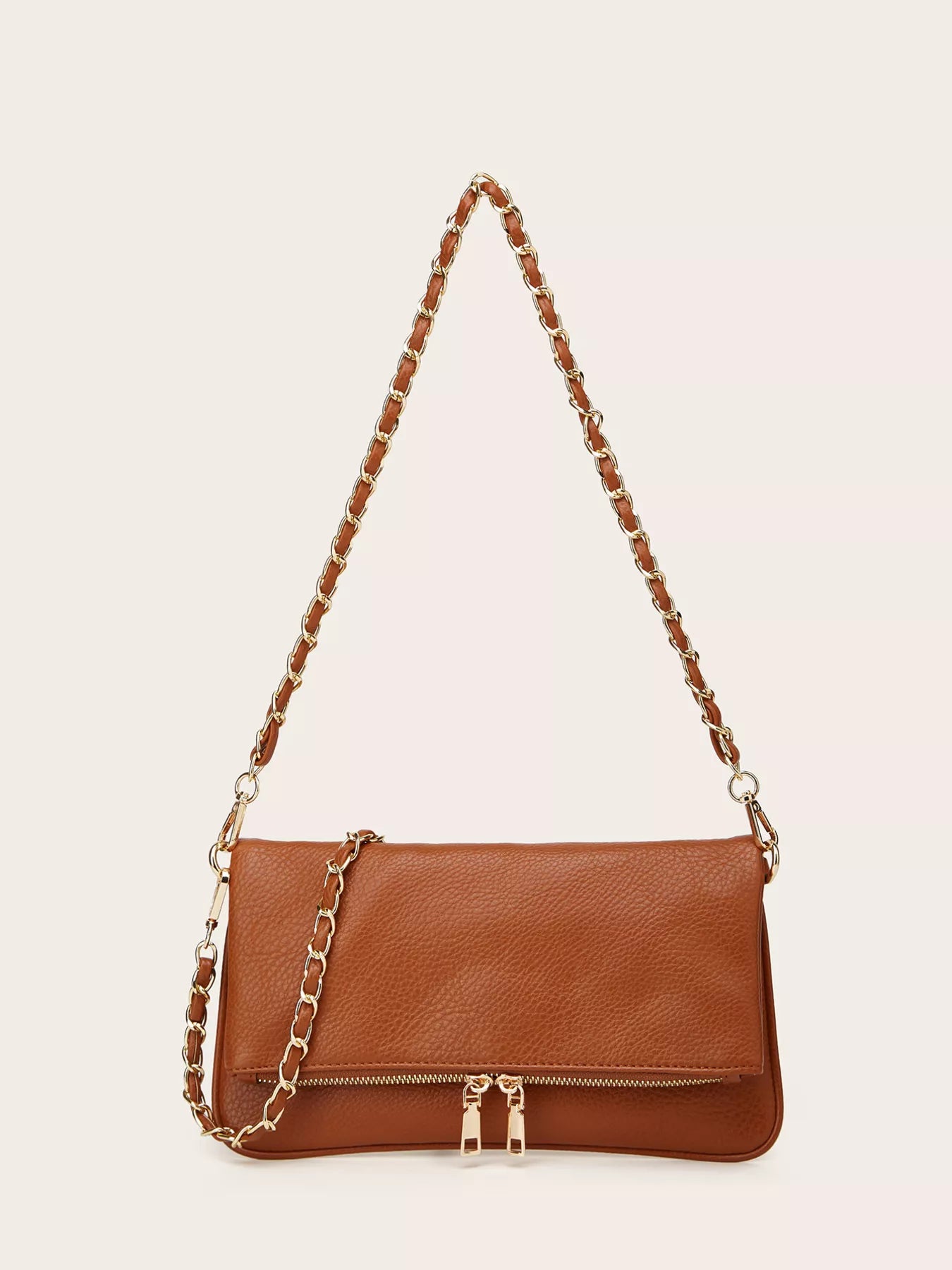 PU Leather Chain Strap Shoulder Bag nicholesgifts